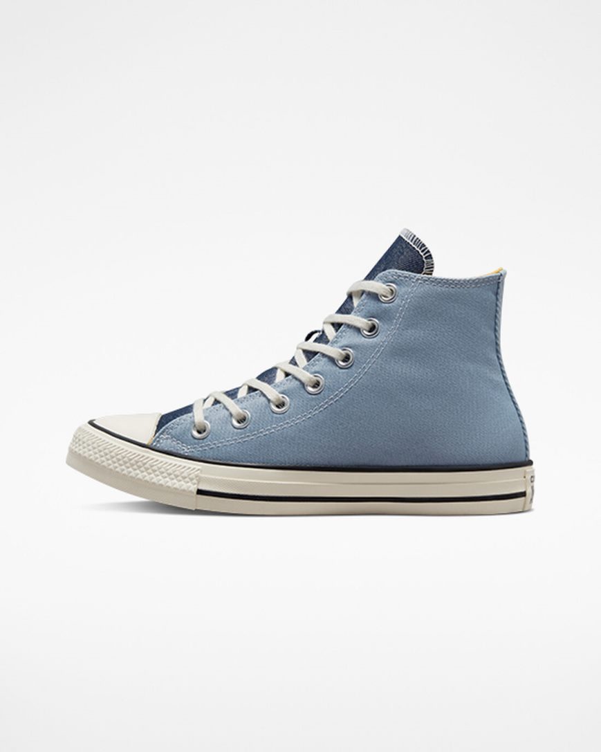 Tenisi Inalti Dama Converse Chuck Taylor All Star Denim Bleumarin | RO AGTUR942